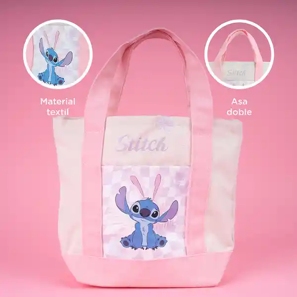 Bolso Disney Lilo & Stitch Rosa Miniso