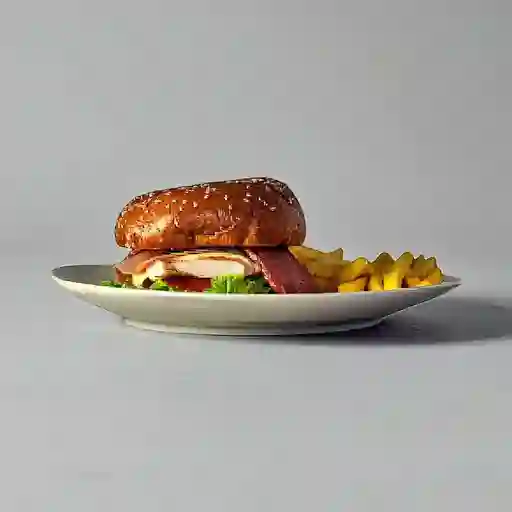 Hamburguesa de Pollo a la Plancha
