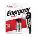 Energizer Max Pilas Alcalinas AAA2