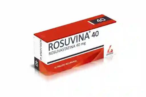 Rosuvina Tableta Uso Oral Rosuvastatina (40 mg)