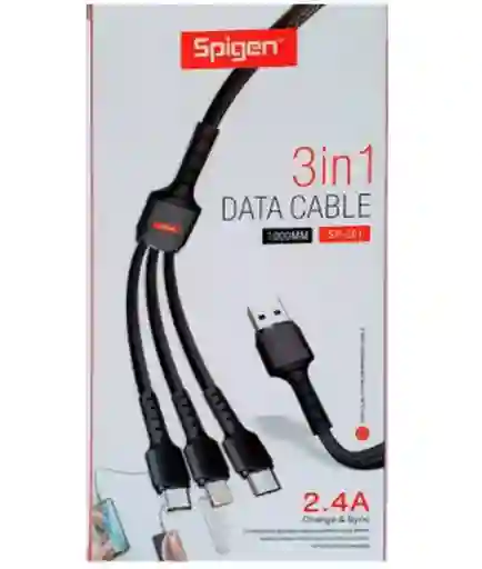 Spigen Cable 3 en 1 Data c SP-301