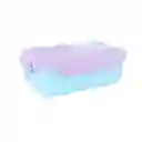 Contenedor Para Alimentos Serie Dreamy Morado y Azul Miniso