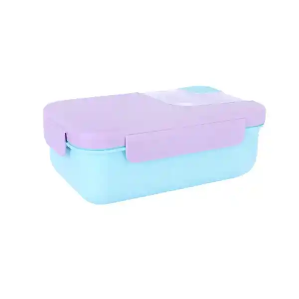 Contenedor Para Alimentos Serie Dreamy Morado y Azul Miniso