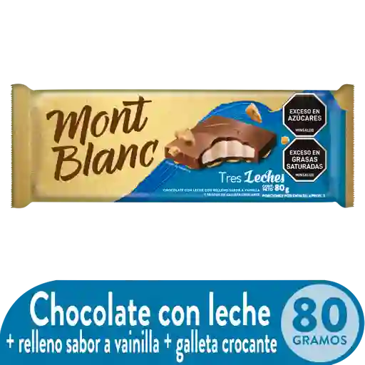 Montblanc Chocolate Con Leche Tres Leches