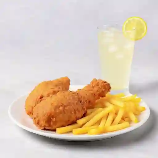 1/4 Pollo Broaster + Papa + Bebida