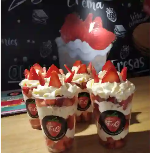 Fresas con Crema