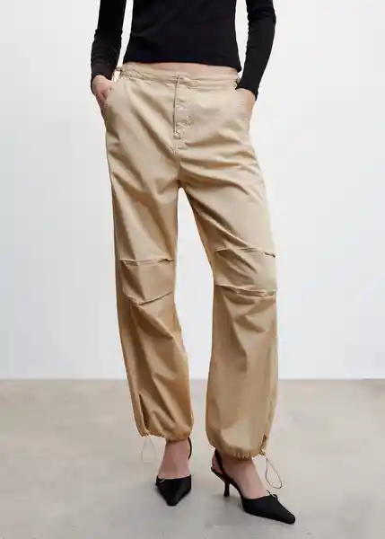 Pantalón Parachut Arena Talla XS Mujer Mango