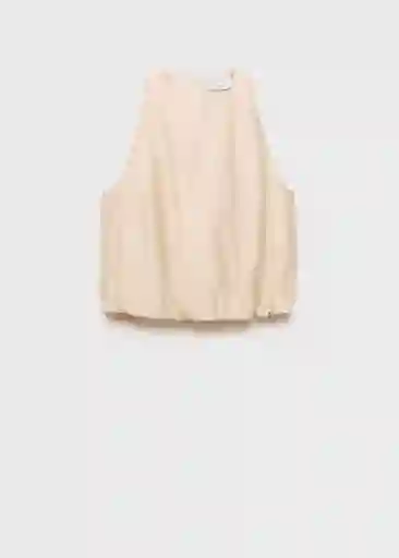 Top Jess Crudo Talla L Mujer Mango
