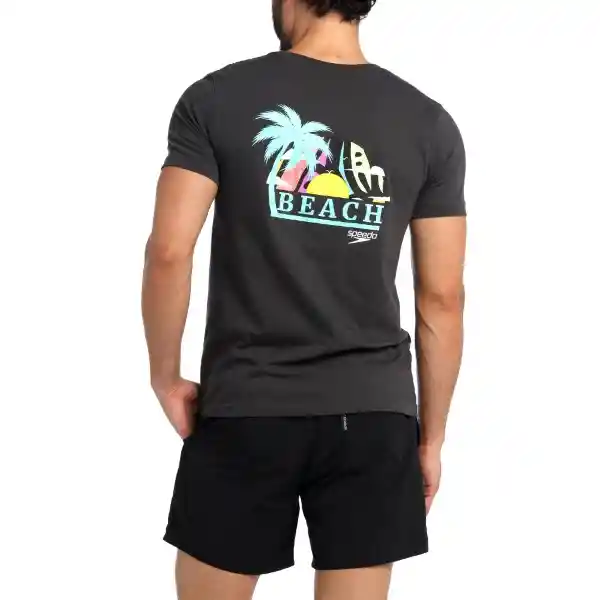 Camiseta Manga Corta Ala Moana Hombre Talla M Speedo
