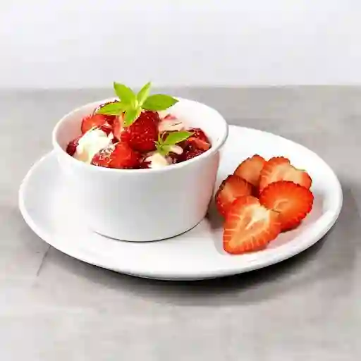 Fresas con Crema Pequeñas