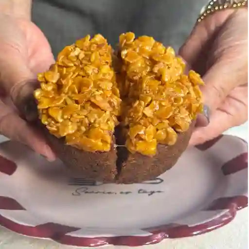 Brownie mini de caramelo crocante