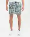 Short Palms Swimwear Azul Talla XL Masculino Chevignon