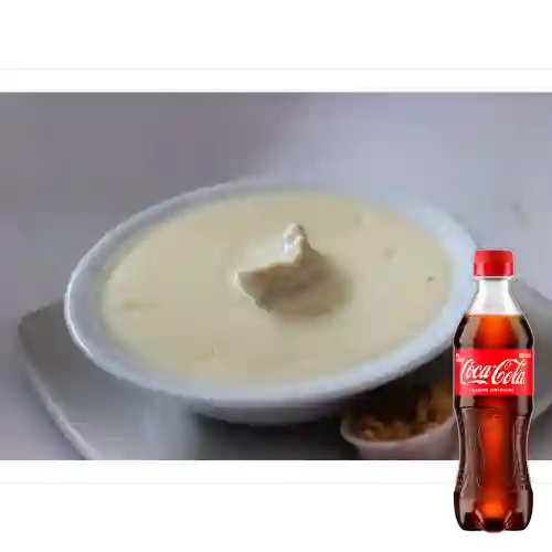 Combo Crema de Pollo + Coca Cola Original 400 ml