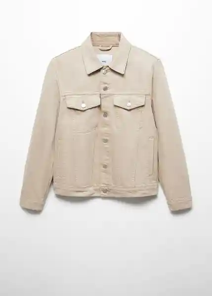 Chaqueta Cazadora Ryan Beige Talla L Hombre Mango