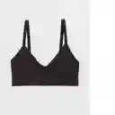 Bralette Negro Talla: SMALL American Eagle