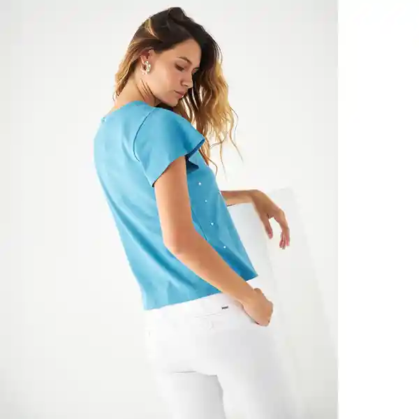 Camiseta Azul Talla S 174328 401F001 Esprit