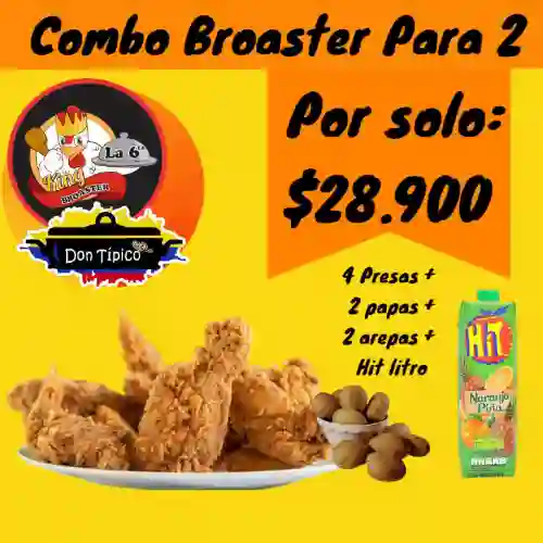 Combo Broaster para 2