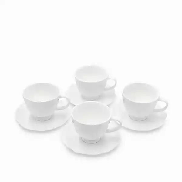 Set Pocillo y Plato Agnes 200 mL Ambiente Gourmet