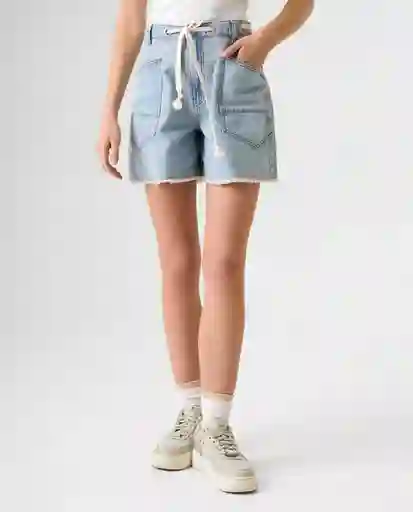Short Mujer Azul Talla 10 352G000_AZU114604