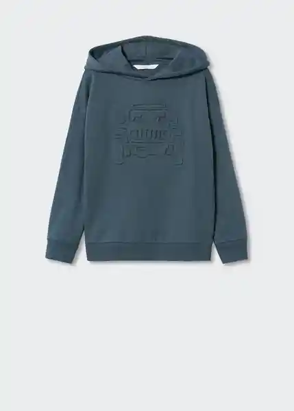 Sudadera Wild Petroleo Talla 08 Niños Mango