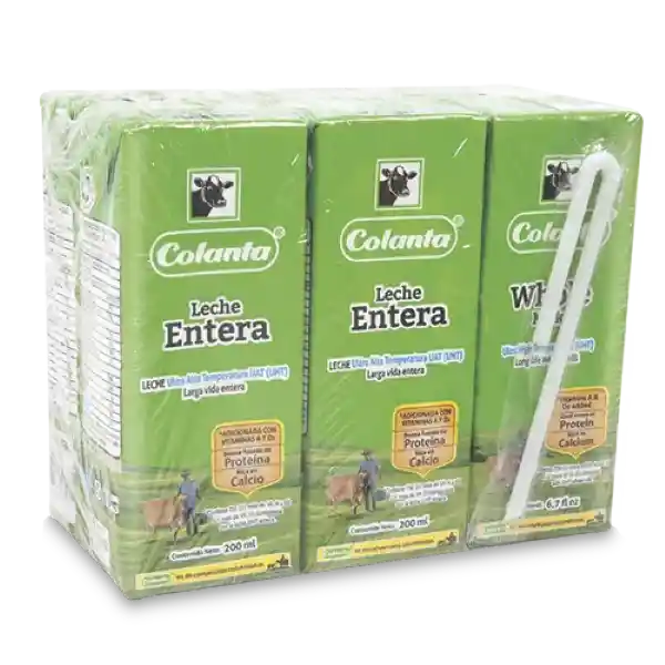 Colanta Leche Entera Uht Slim