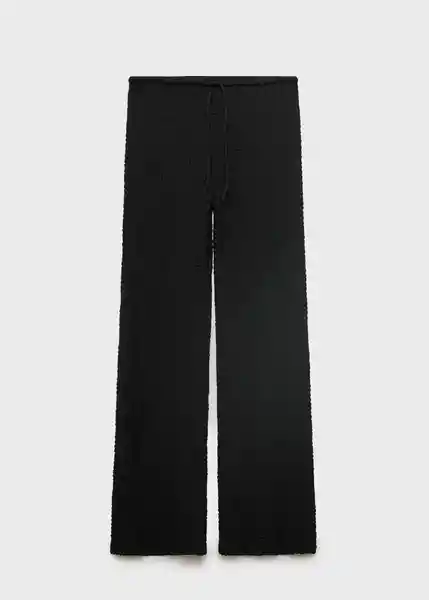 Pantalón Veronica Negro Talla S Mujer Mango