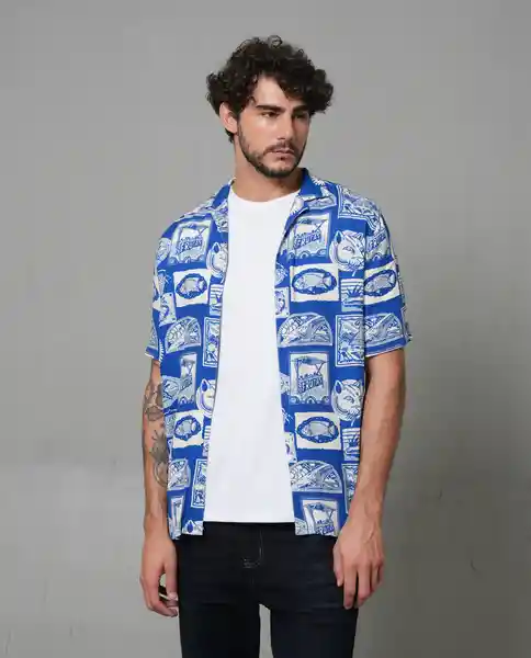 Camisa Hombre Azul M 113 113G020_AZU194056 Rifle
