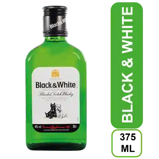 Whisky Black And White 375 ml