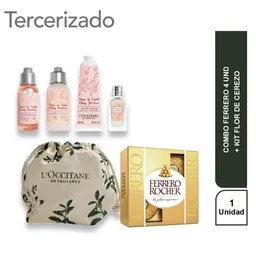 Combo Ferrero 4 Und + Kit Flor de Cerezo Loccitane