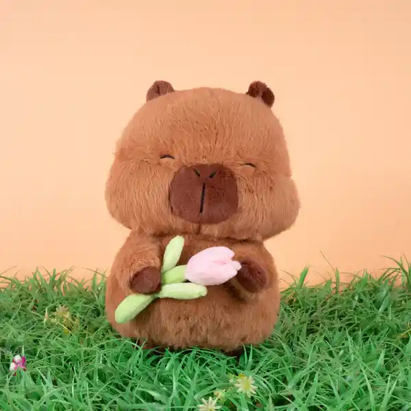 Peluche Con Flores Serie Kapibara 12 in Miniso