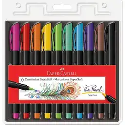 Faber Castell Marcador Punta Pincel Supersoft