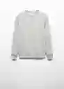 Buzo Sudadera Nola Gris Medio Vigoré Talla XXL Hombre Mango