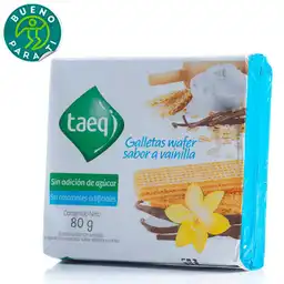 Taeq Galleta Wafer Sabor a Vainilla