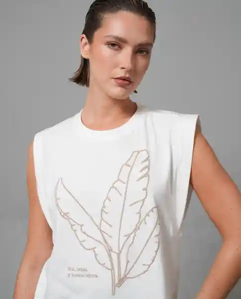 Camiseta Mujer Crudo Talla XL 209G005_CRU110104 Rifle