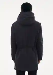 Abrigo Parka Space Navy Talla XXL Hombre Mango