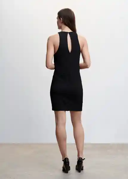 Vestido Alber Negro Talla XL Mujer Mango