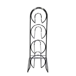 Soporte Cromado Para 4 Botellas de Vino Ambiente Gourmet