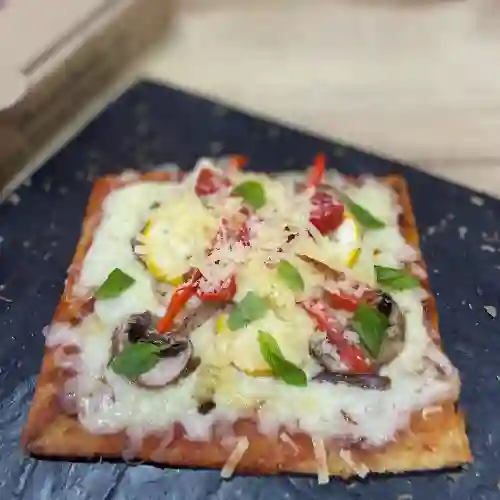 Pizza Keto de Vegetales