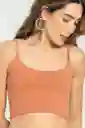 Crop Top Tiras Malibu Color Blush Talla M Ragged