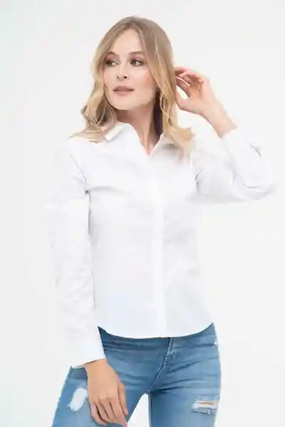 Camisa Impecable Color Blanco Talla S Ragged