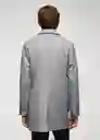 Abrigo Hake Gris Claro Vigoré Talla M Hombre Mango