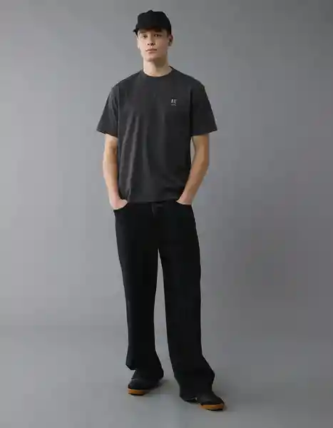 Camiseta Hombre Gris Talla: SMALL 4420023 American Eagle