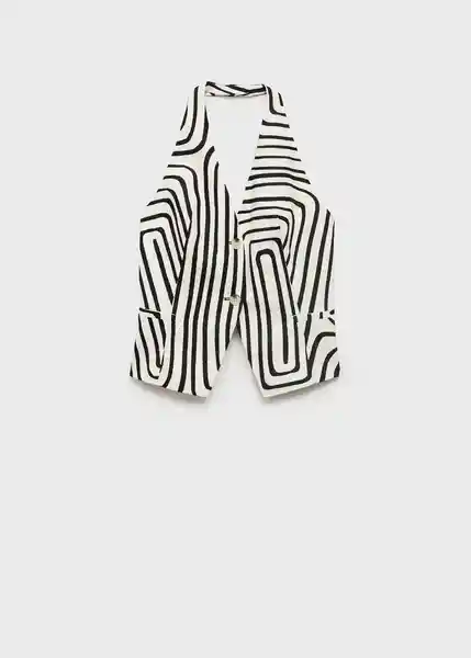 Top Doty Crudo Talla L Mujer Mango