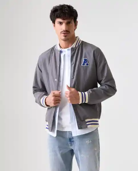 Chaqueta Hombre Gris Talla S 822G004_GRI184016 Americanino