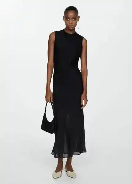 Vestido Gracy Negro Talla M Mujer Mango