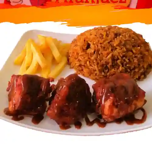 Combo Mini Arroz Paisa & Costillas Bbq