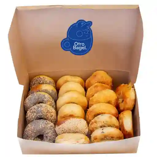 12 Plain Bagels