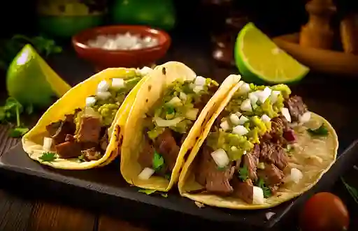 Taco con Asada