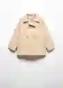 Abrigo Anorak Eleonora Camel Talla 10 Niñas Mango