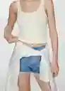 Top Chanti Crudo Talla M Mujer Mango